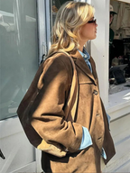 Women's Chic Oversized Blazer Jacket – Soft Finish