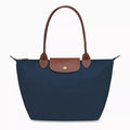 Women's Foldable Nylon Tote Bag – Zip & Snap Closure