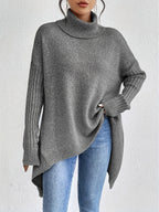 Natalia | Suéter Oversize Con Cuello Alto