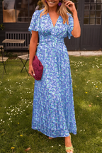 Ava Feminine Fit V-Neck Maxi Dress