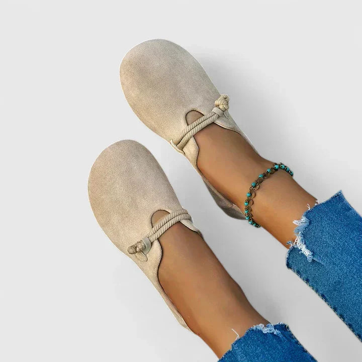 Women’s Slip-On Rope Detail Flats