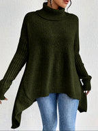 Natalia | Suéter Oversize Con Cuello Alto