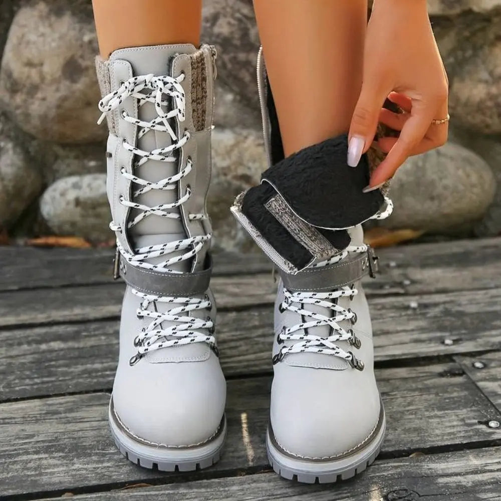 Olivia | Cozy Snow Boots – Warm Lining
