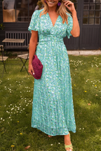 Ava Feminine Fit V-Neck Maxi Dress