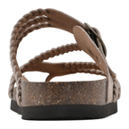 Harper | Chic Braided Cork Sandals – Cushioned