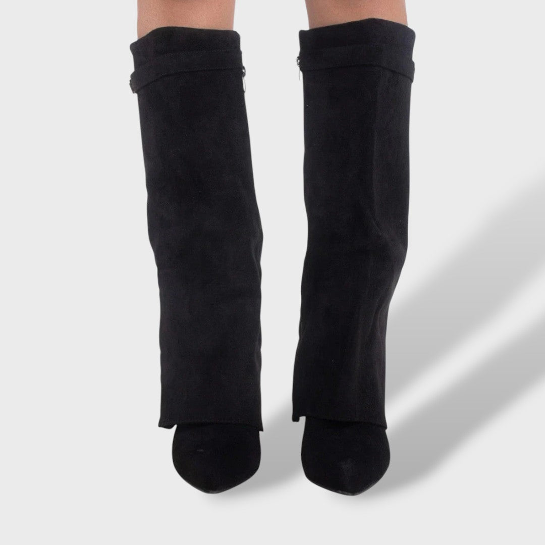 Women's Suede High Boots – Classic Style