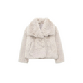 Charlotte Oversized Faux Fur Jacket – Wide Lapels