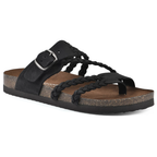 Harper | Chic Braided Cork Sandals – Cushioned