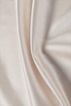 Women's Satin Halter Maxi Dress - Deep V-Neck Slit Bodycon