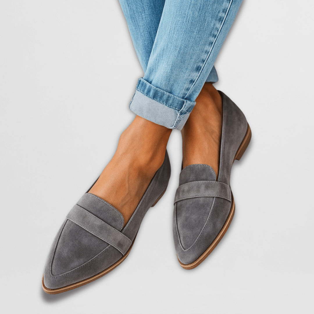 Women's Slip-On Loafers – Cushioned Lined Interior
