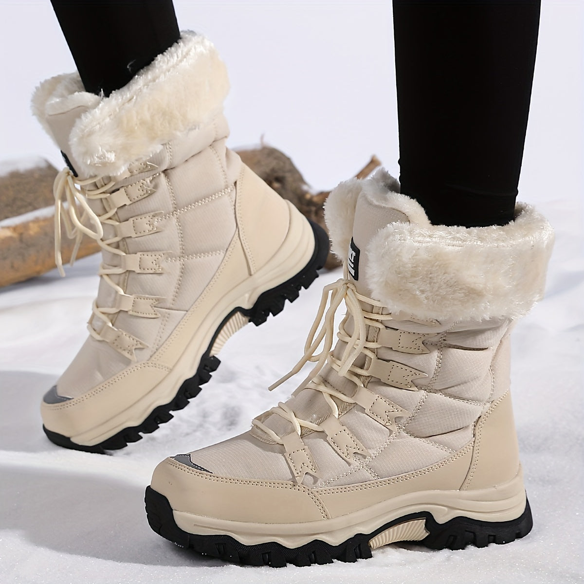 Emma | Cozy Winter Boots – Faux Fur Lining