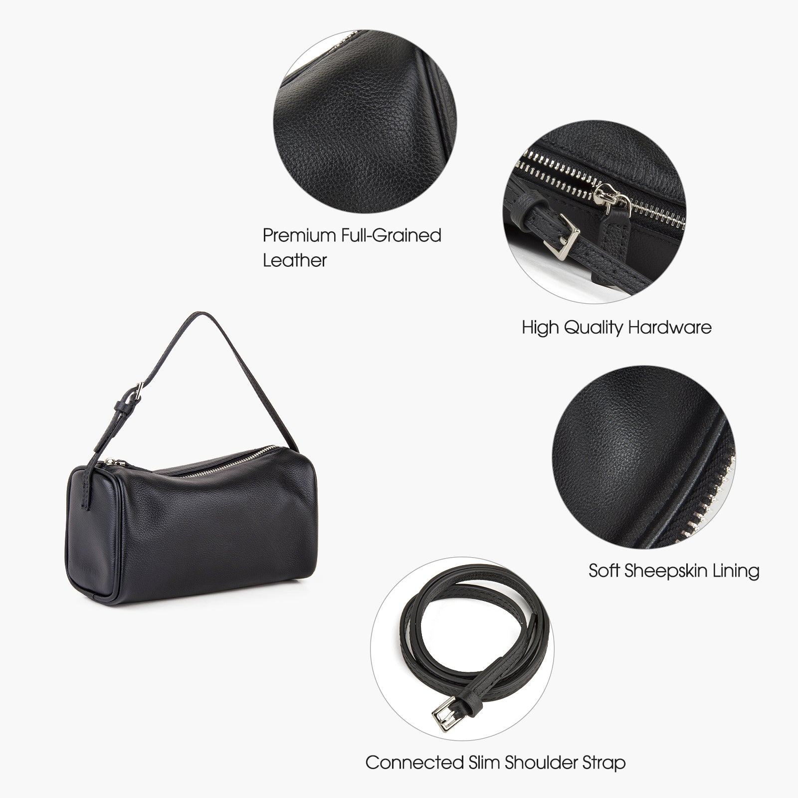 Women's Cylinder Handbag – Crossbody