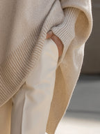Women's Oversized Poncho – Lightweight & Warm