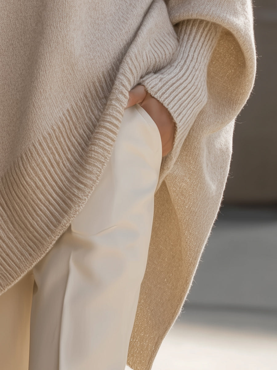 Women's Oversized Poncho – Lightweight & Warm