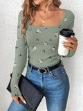 Women's Longsleeve Shirt – Floral Print