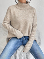 Natalia | Suéter Oversize Con Cuello Alto