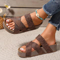 Women's Orthopedic Leather Strap Sandals
