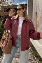 Amelia Oversized Bomber Jacket