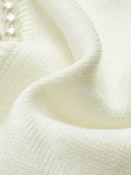 Women's Pearl Trim Cardigan – Ripped Hem