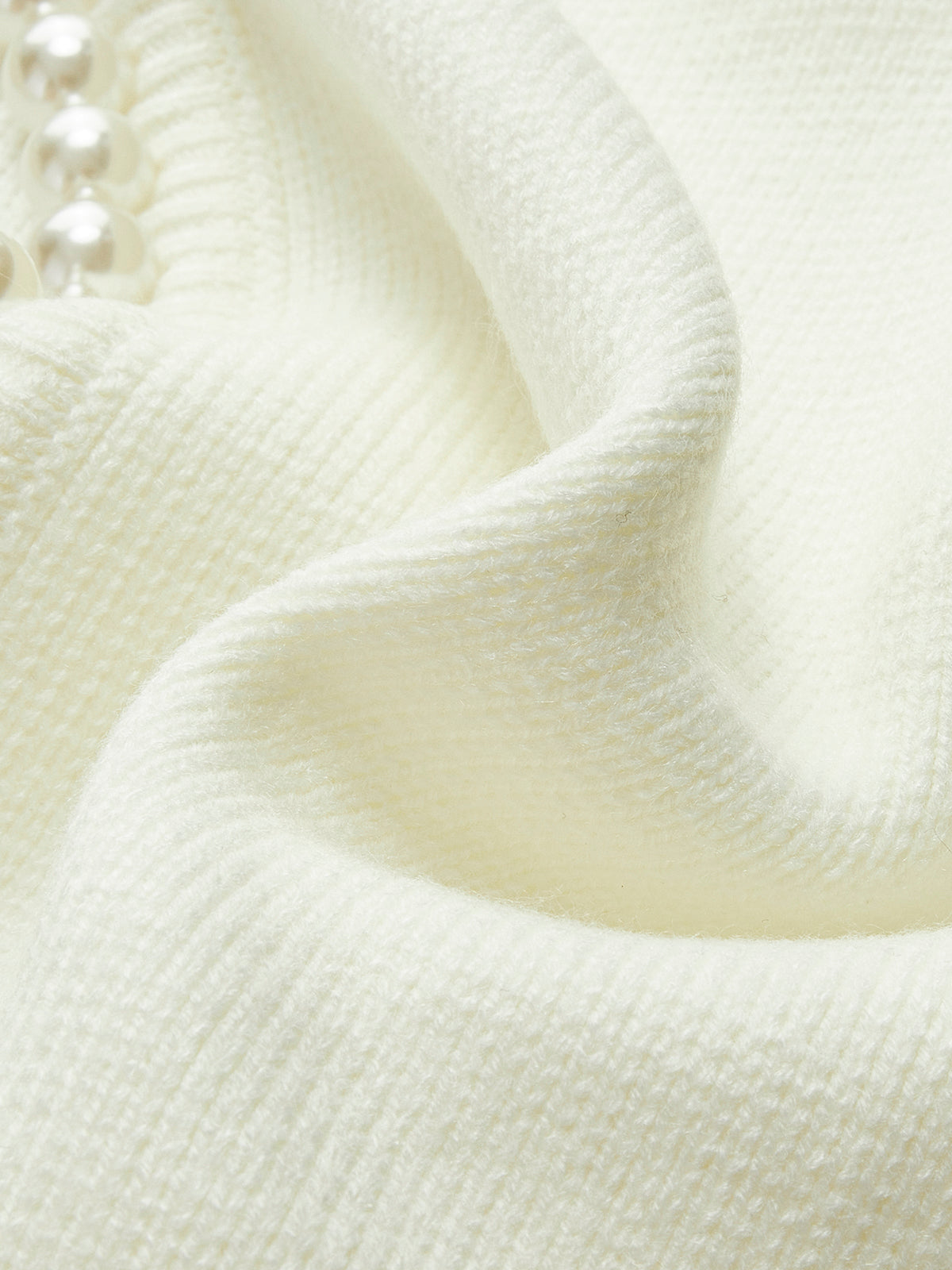 Women's Pearl Trim Cardigan – Ripped Hem