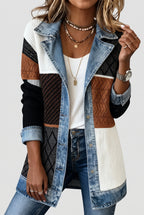 Bethany Women’s Button Jacket – Layered Collar