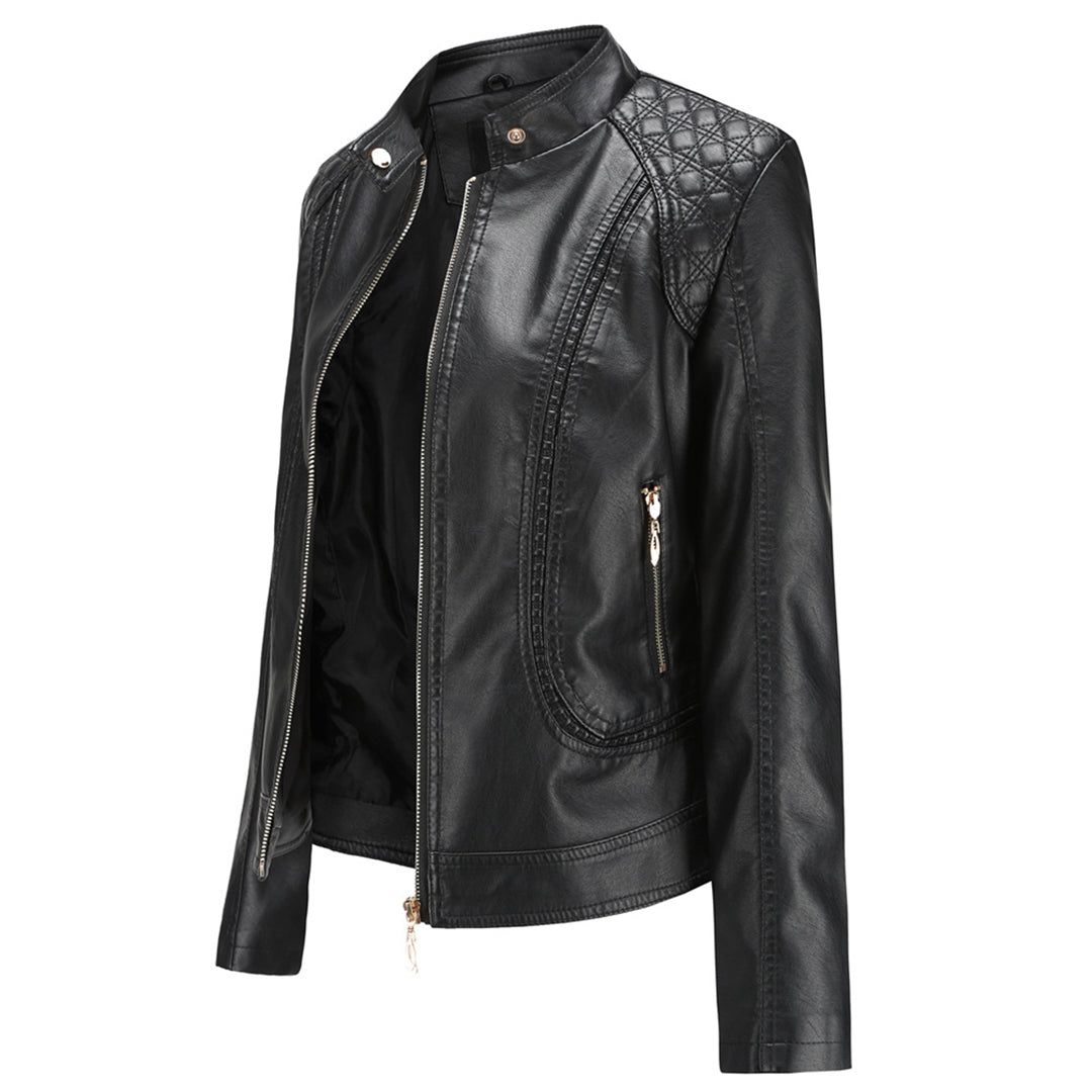 Elegant Leather Jacket for Women