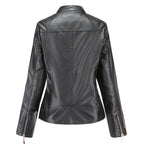 Elegant Leather Jacket for Women