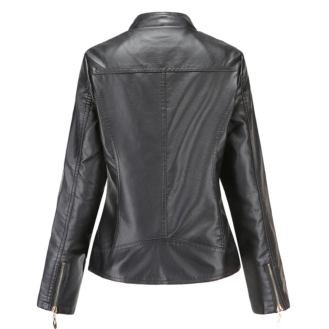 Elegant Leather Jacket for Women