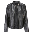 Elegant Leather Jacket for Women