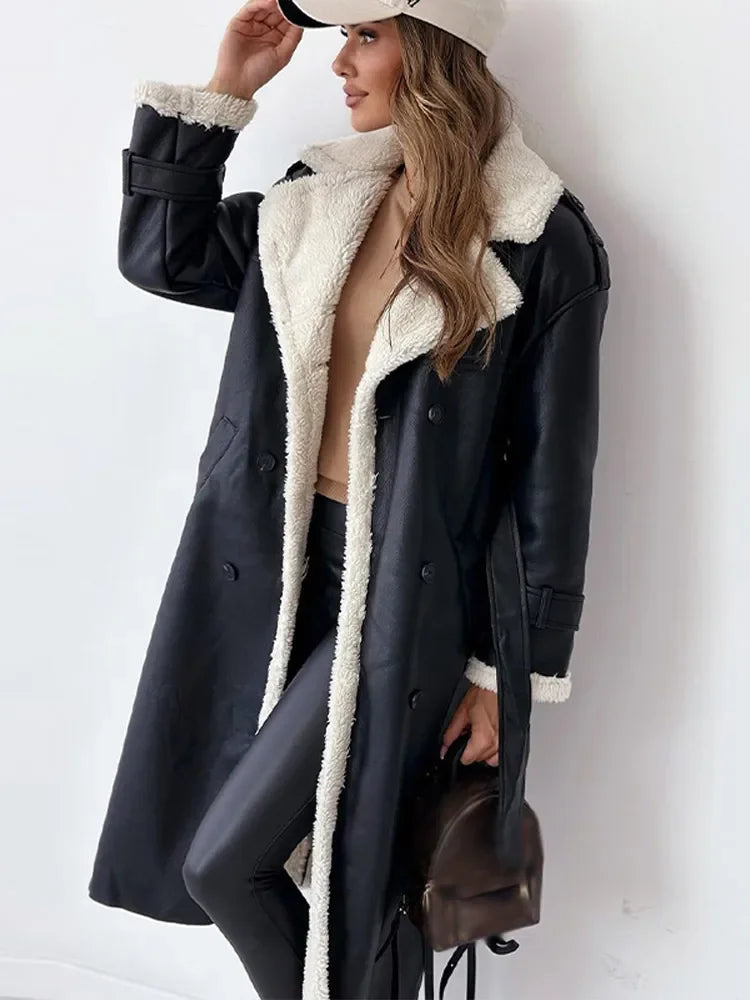 Amelia | Elegant Winter Coat – Longline Fit