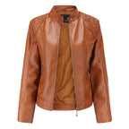 Elegant Leather Jacket for Women