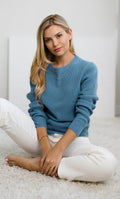 Women's Cozy Knit Sweater – Crew Neck