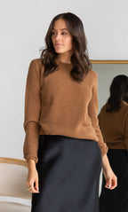 Women's Cozy Knit Sweater – Crew Neck