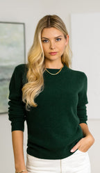Women's Cozy Knit Sweater – Crew Neck