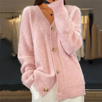 Olivia | Elegant Cashmere Cardigan – Button Front