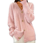 Olivia | Elegant Cashmere Cardigan – Button Front