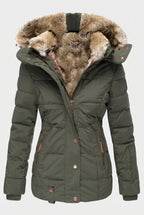 Veyzandra Women’s Winter Coat – Adjustable Hood