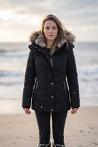 Veyzandra Women’s Winter Coat – Adjustable Hood