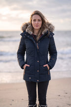 Veyzandra Women’s Winter Coat – Adjustable Hood