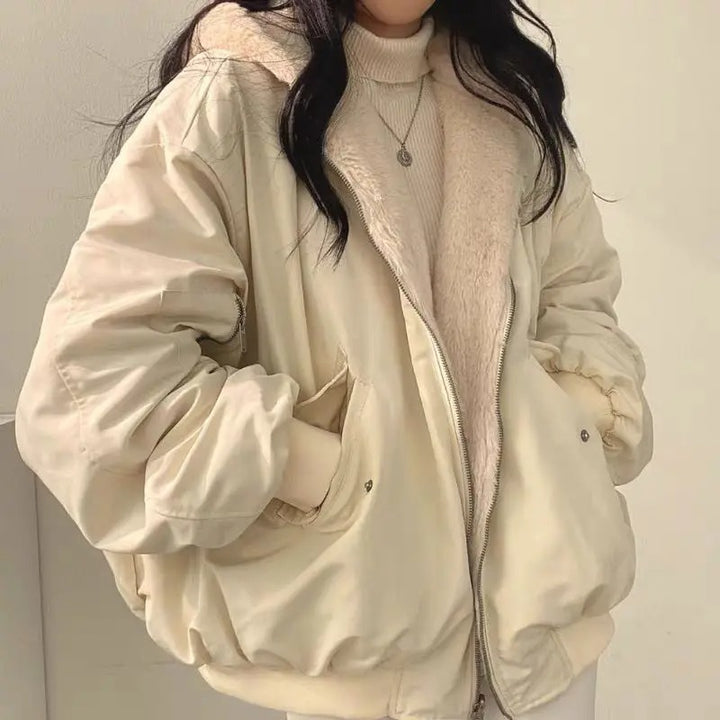 Women's Cozy Winter Jacket – Double Layer