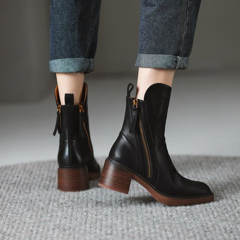 Mia Ankle Boots – Cushioned Comfort