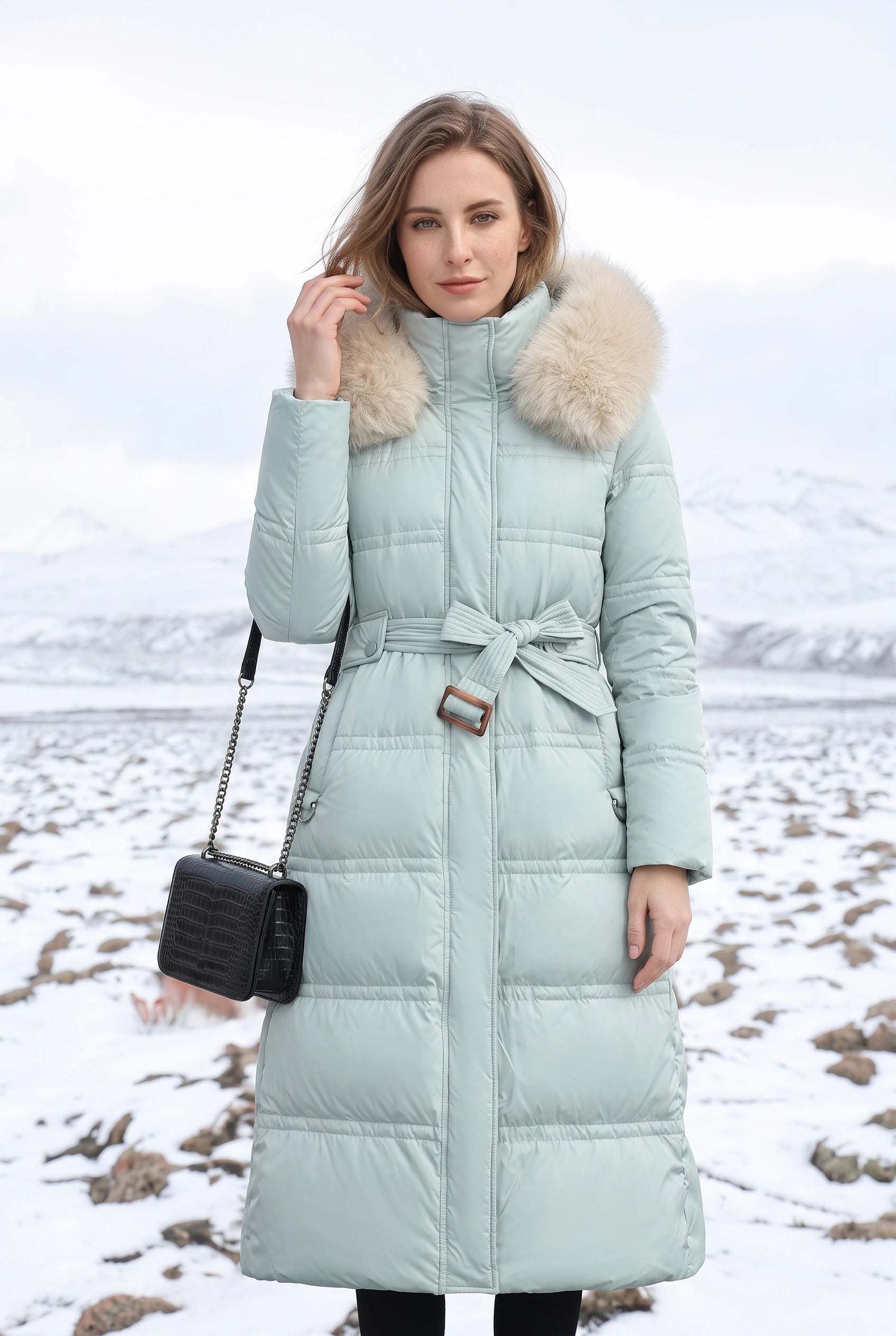 Lucia Women’s Winter Parka – Fur Hood