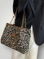 Sophia | Chic Tote Bag – Leopard Print