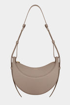 Women's Leather Hand Bag – Half Moon Design