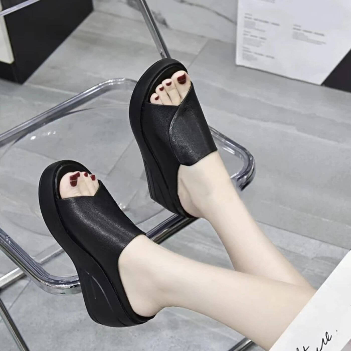 Rosa | Sandalias Plataforma Cómodas