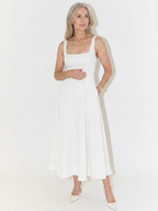 Grace Square Neck Midi Dress