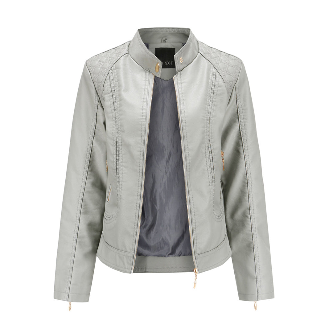 Elegant Leather Jacket for Women