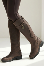 Women's Cozy Knee High Rain Boots – Non-Slip