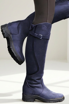 Women's Cozy Knee High Rain Boots – Non-Slip