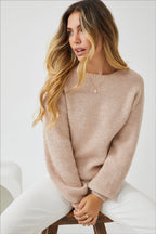 Harvie Wool Blend Sweater – Bishop Sleeves